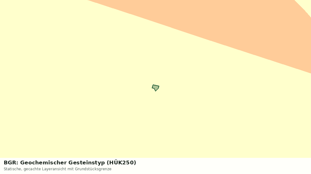 Statische Kartenansicht: BGR: Geochemischer Gesteinstyp (HÜK250)