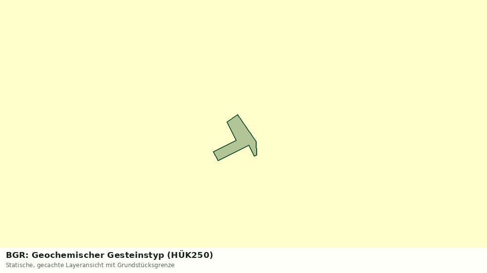 Statische Kartenansicht: BGR: Geochemischer Gesteinstyp (HÜK250)