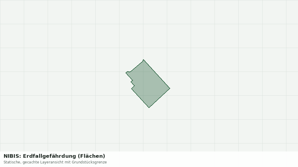 Statische Kartenansicht: NIBIS: Erdfallgefährdung (Flächen)