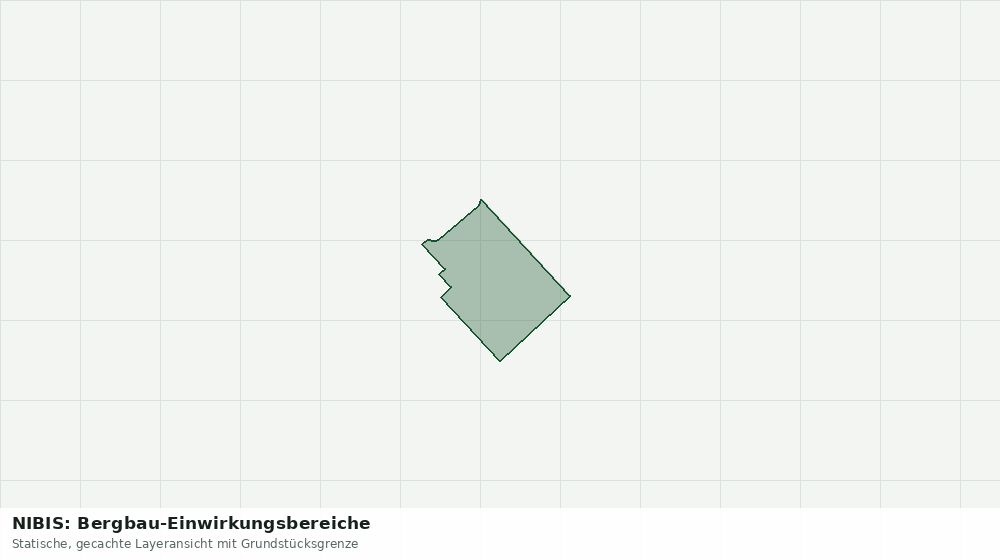 Statische Kartenansicht: NIBIS: Bergbau-Einwirkungsbereiche
