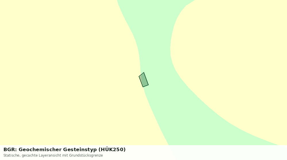 Statische Kartenansicht: BGR: Geochemischer Gesteinstyp (HÜK250)