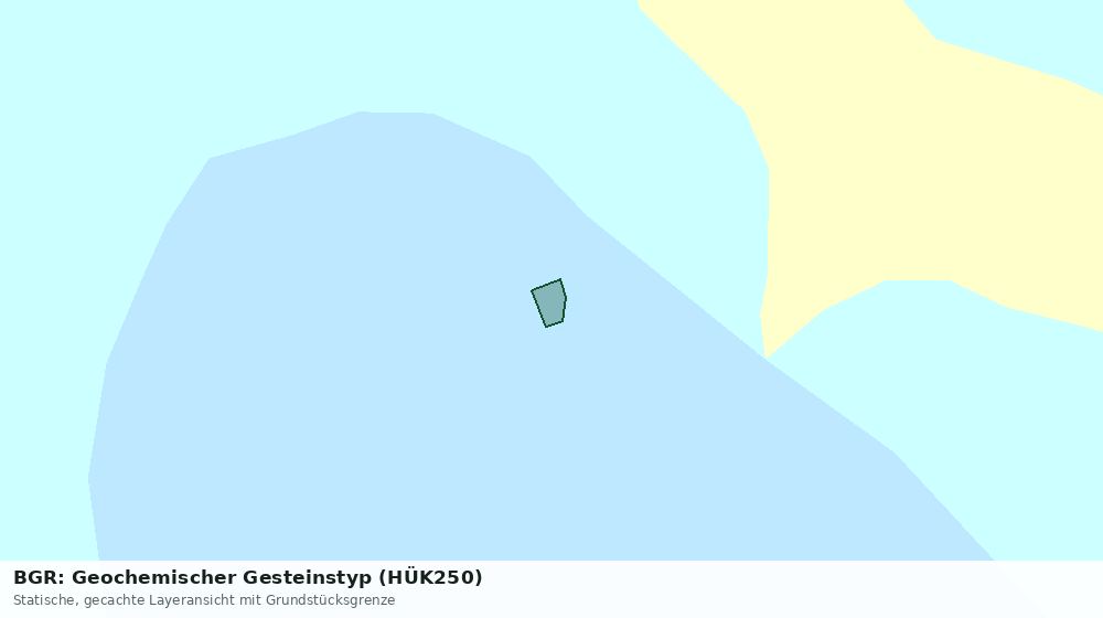 Statische Kartenansicht: BGR: Geochemischer Gesteinstyp (HÜK250)