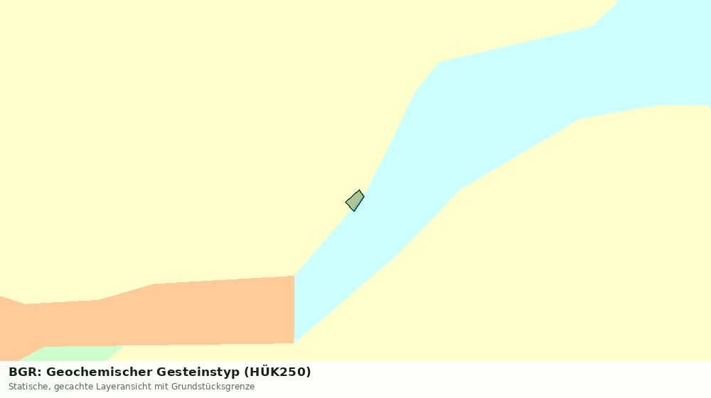 Statische Kartenansicht: BGR: Geochemischer Gesteinstyp (HÜK250)