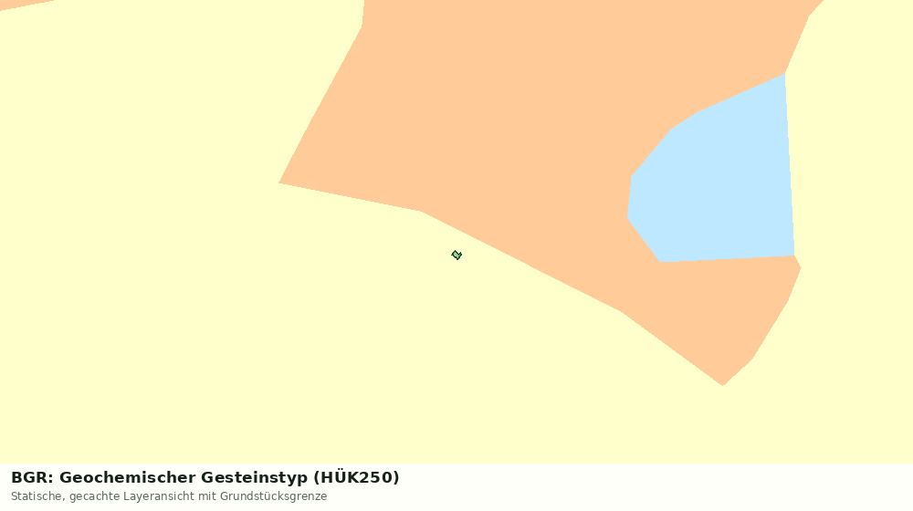 Statische Kartenansicht: BGR: Geochemischer Gesteinstyp (HÜK250)