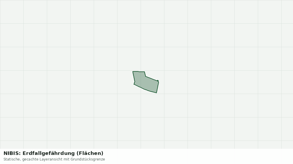 Statische Kartenansicht: NIBIS: Erdfallgefährdung (Flächen)