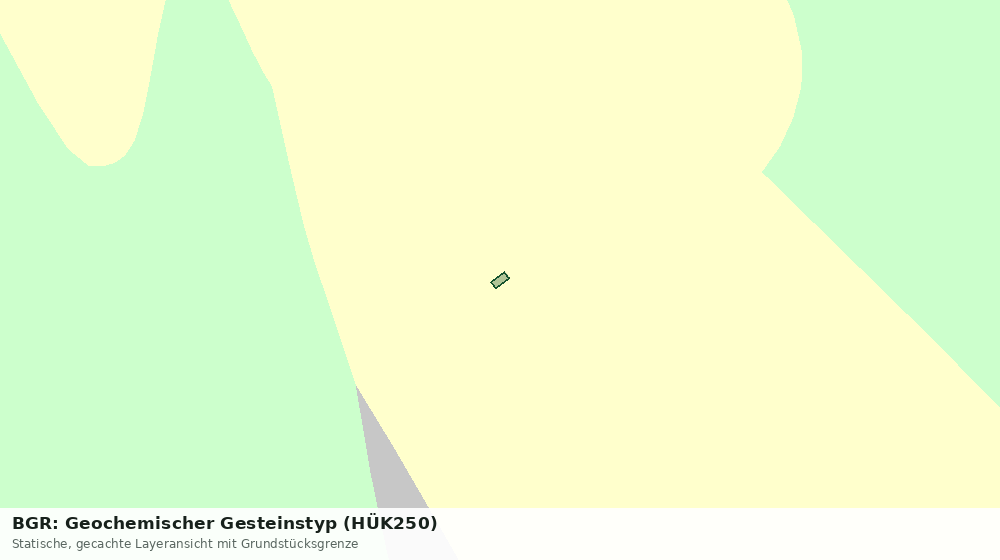 Statische Kartenansicht: BGR: Geochemischer Gesteinstyp (HÜK250)