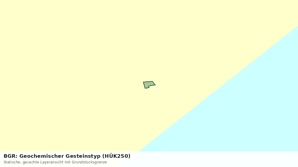 Statische Kartenansicht: BGR: Geochemischer Gesteinstyp (HÜK250)