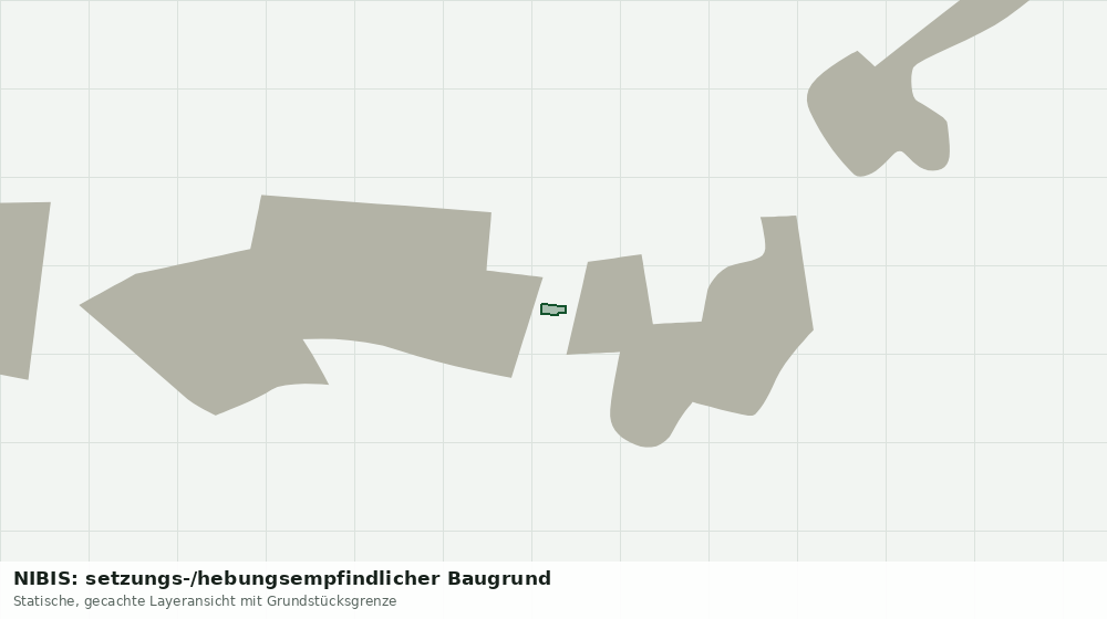 Statische Kartenansicht: NIBIS: setzungs-/hebungsempfindlicher Baugrund
