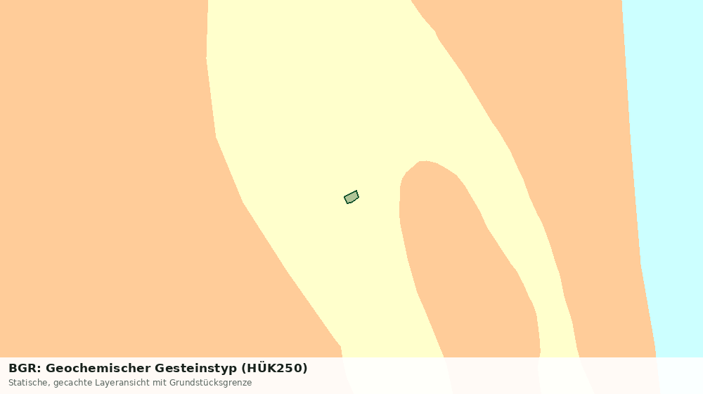 Statische Kartenansicht: BGR: Geochemischer Gesteinstyp (HÜK250)