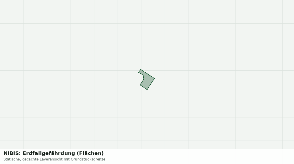 Statische Kartenansicht: NIBIS: Erdfallgefährdung (Flächen)