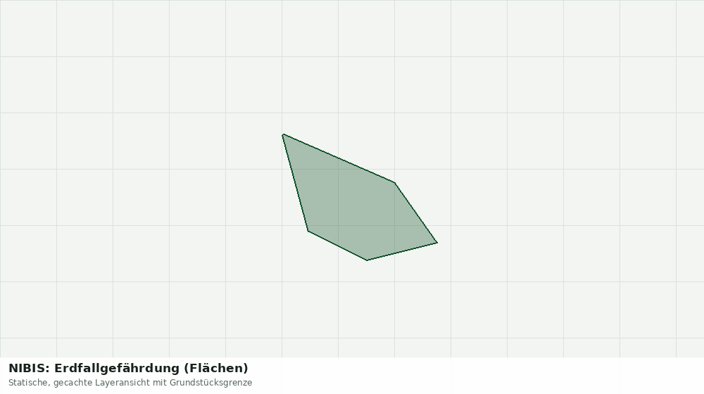 Statische Kartenansicht: NIBIS: Erdfallgefährdung (Flächen)