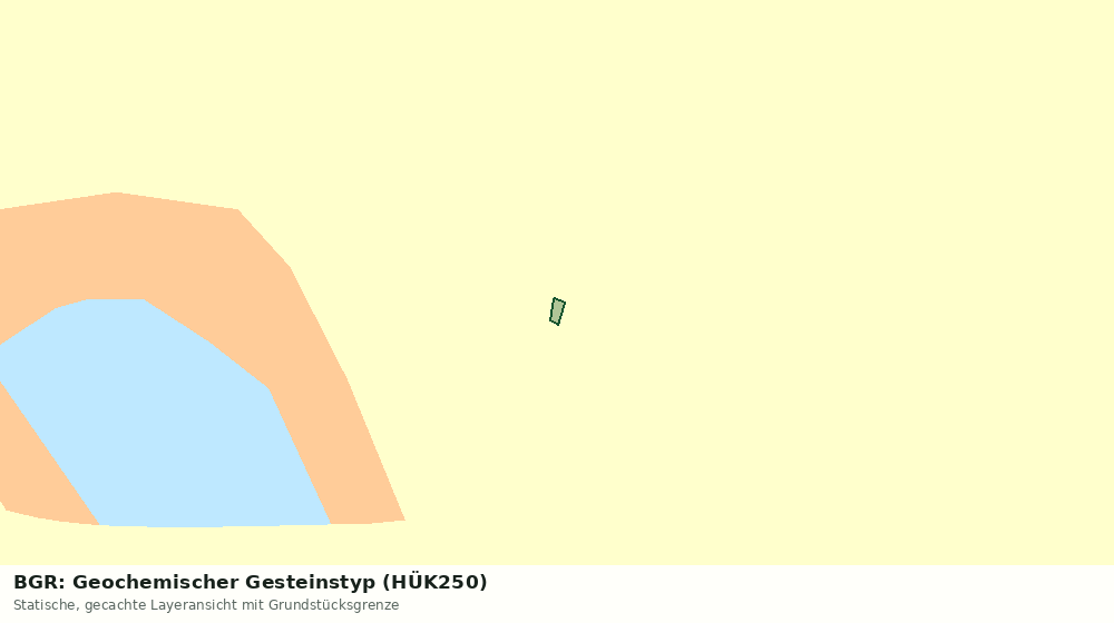 Statische Kartenansicht: BGR: Geochemischer Gesteinstyp (HÜK250)