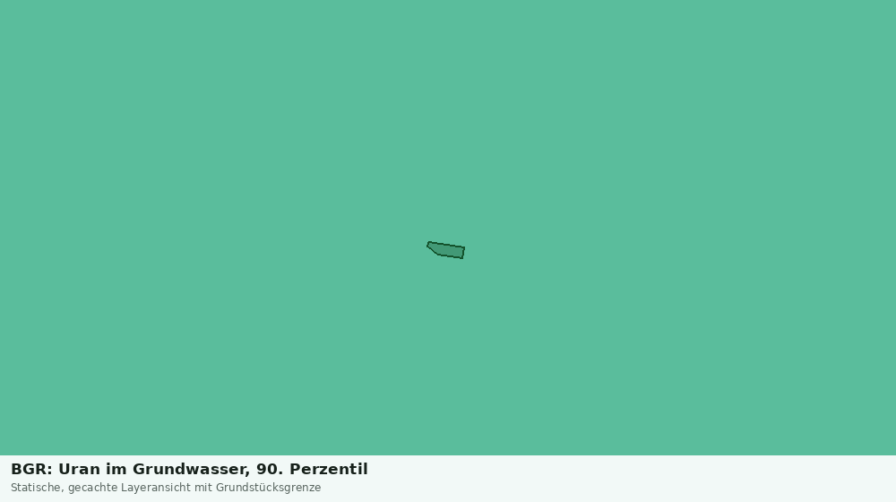 Statische Kartenansicht: BGR: Uran im Grundwasser, 90. Perzentil