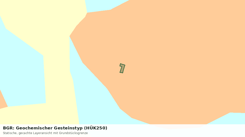 Statische Kartenansicht: BGR: Geochemischer Gesteinstyp (HÜK250)