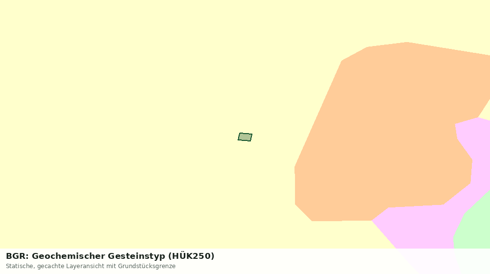Statische Kartenansicht: BGR: Geochemischer Gesteinstyp (HÜK250)