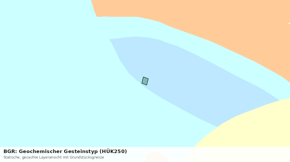 Statische Kartenansicht: BGR: Geochemischer Gesteinstyp (HÜK250)