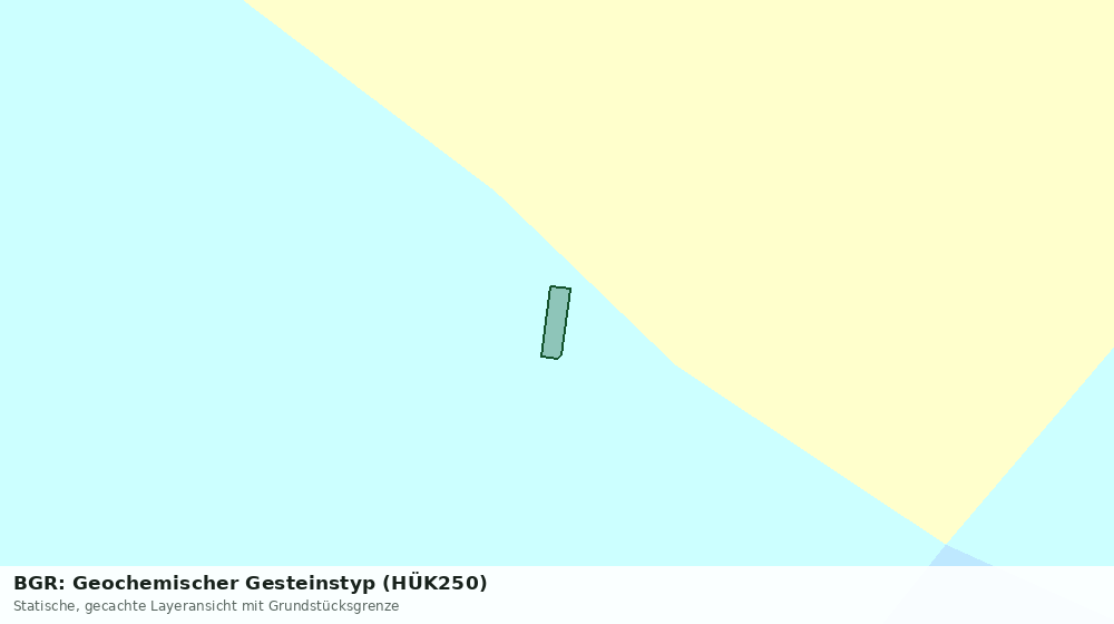 Statische Kartenansicht: BGR: Geochemischer Gesteinstyp (HÜK250)