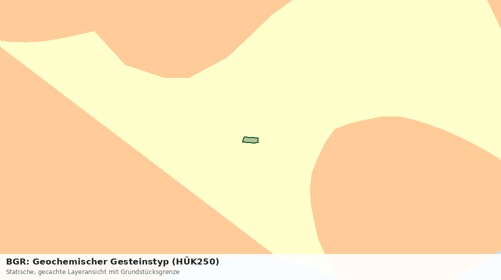Statische Kartenansicht: BGR: Geochemischer Gesteinstyp (HÜK250)