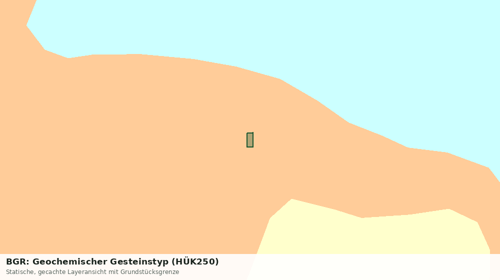 Statische Kartenansicht: BGR: Geochemischer Gesteinstyp (HÜK250)