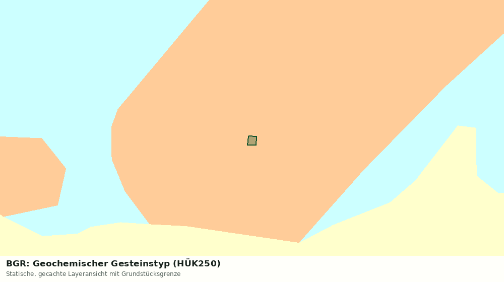Statische Kartenansicht: BGR: Geochemischer Gesteinstyp (HÜK250)