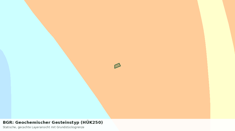 Statische Kartenansicht: BGR: Geochemischer Gesteinstyp (HÜK250)