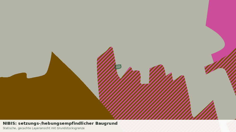 Statische Kartenansicht: NIBIS: setzungs-/hebungsempfindlicher Baugrund