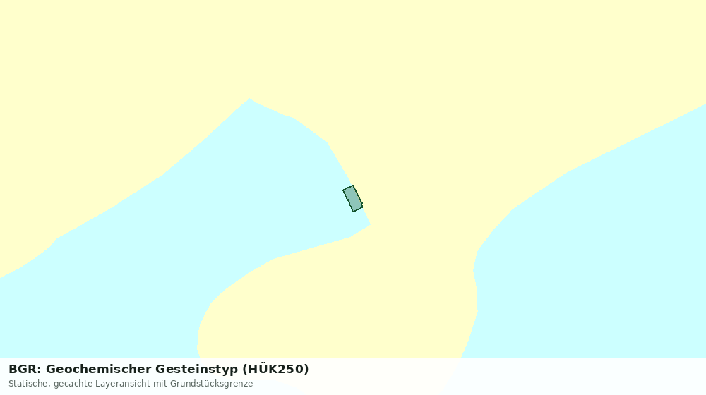 Statische Kartenansicht: BGR: Geochemischer Gesteinstyp (HÜK250)