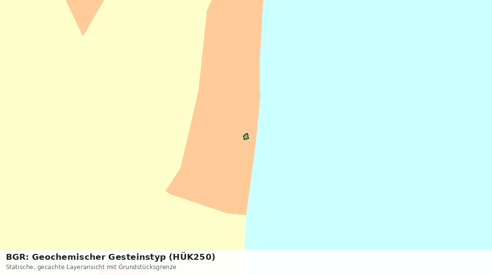 Statische Kartenansicht: BGR: Geochemischer Gesteinstyp (HÜK250)