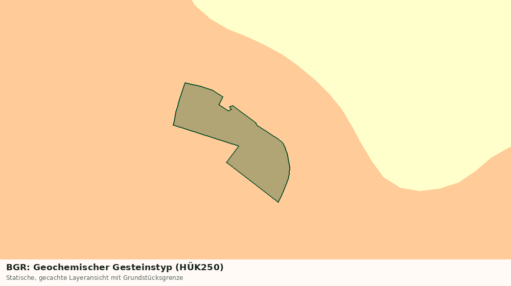 Statische Kartenansicht: BGR: Geochemischer Gesteinstyp (HÜK250)