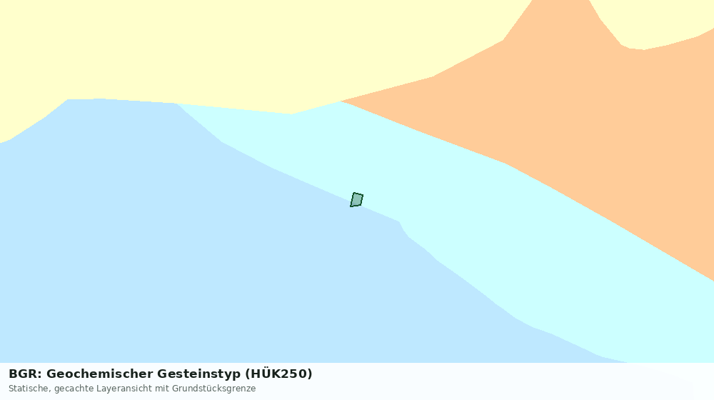 Statische Kartenansicht: BGR: Geochemischer Gesteinstyp (HÜK250)