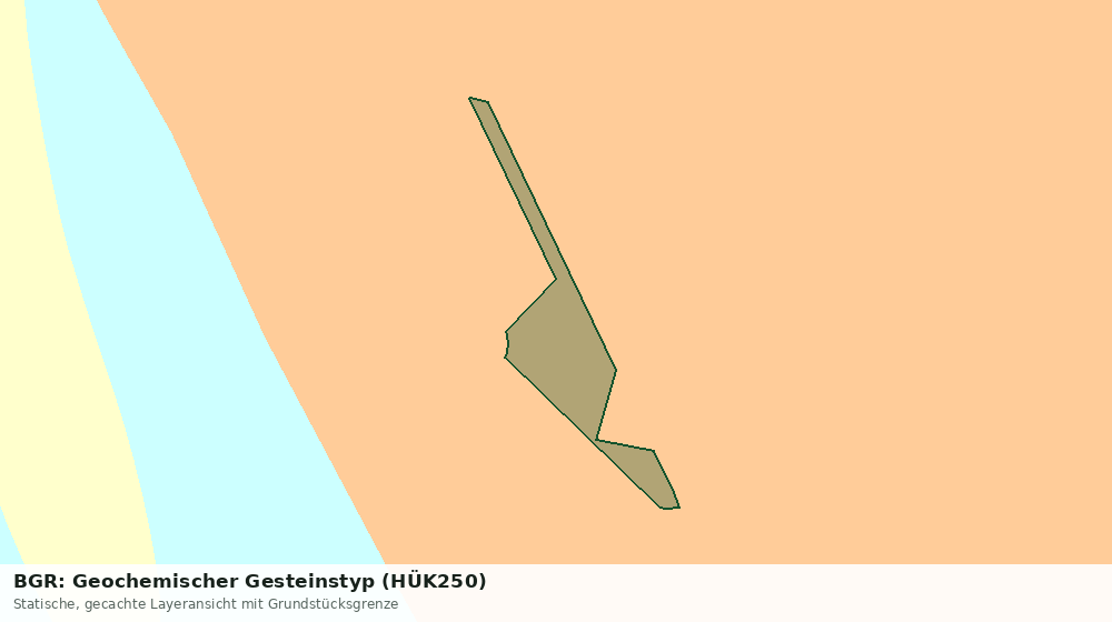 Statische Kartenansicht: BGR: Geochemischer Gesteinstyp (HÜK250)