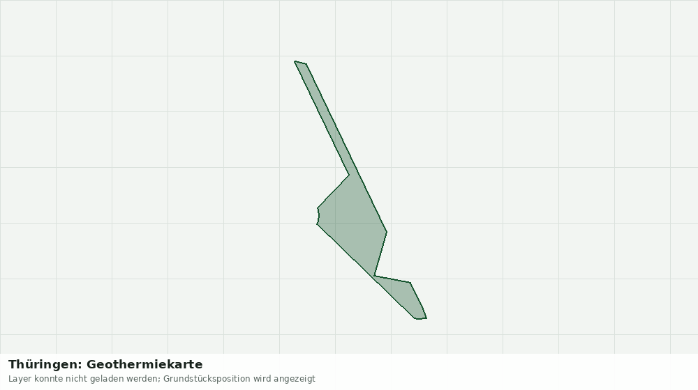Statische Kartenansicht: Thüringen: Geothermiekarte