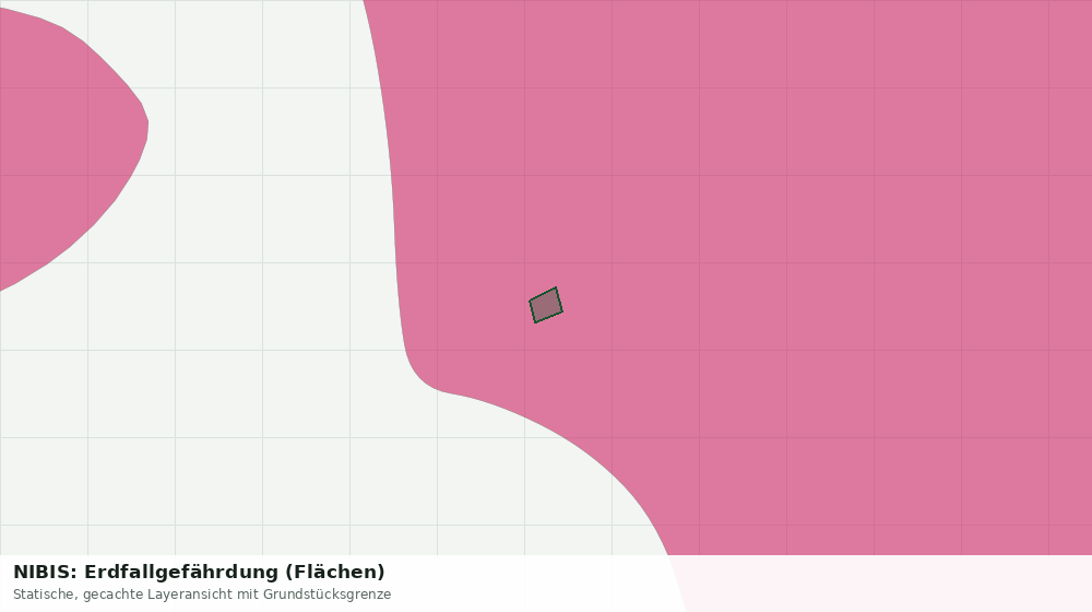 Statische Kartenansicht: NIBIS: Erdfallgefährdung (Flächen)
