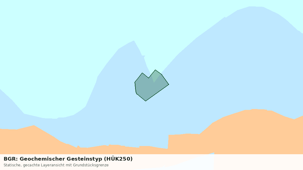 Statische Kartenansicht: BGR: Geochemischer Gesteinstyp (HÜK250)