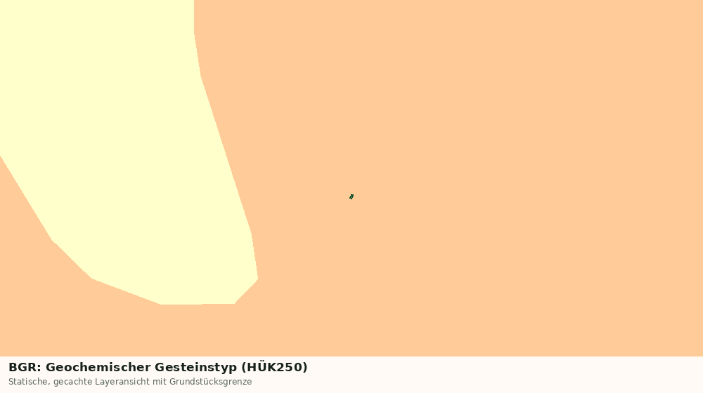 Statische Kartenansicht: BGR: Geochemischer Gesteinstyp (HÜK250)