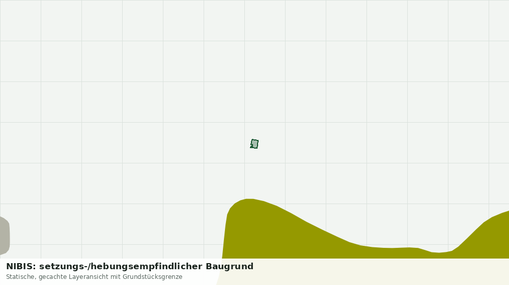 Statische Kartenansicht: NIBIS: setzungs-/hebungsempfindlicher Baugrund