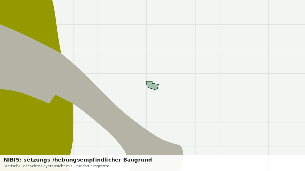 Statische Kartenansicht: NIBIS: setzungs-/hebungsempfindlicher Baugrund