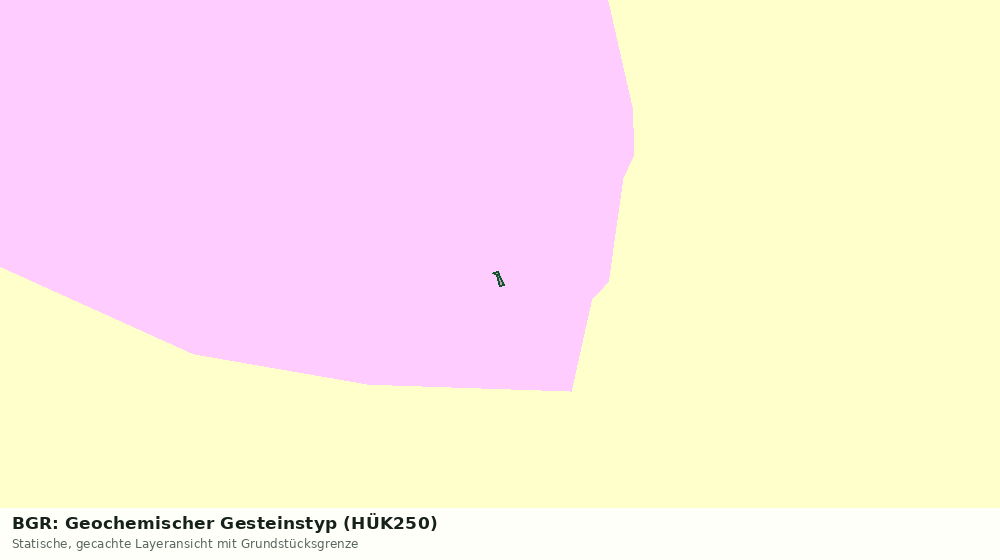 Statische Kartenansicht: BGR: Geochemischer Gesteinstyp (HÜK250)