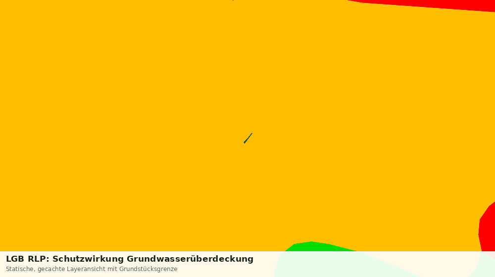 Statische Kartenansicht: LGB RLP: Schutzwirkung Grundwasserüberdeckung