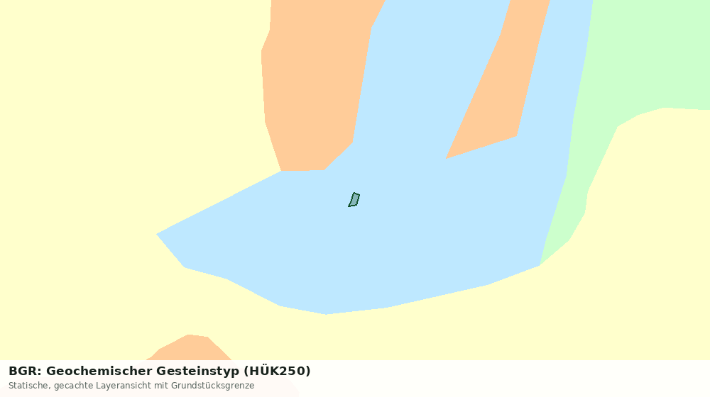 Statische Kartenansicht: BGR: Geochemischer Gesteinstyp (HÜK250)
