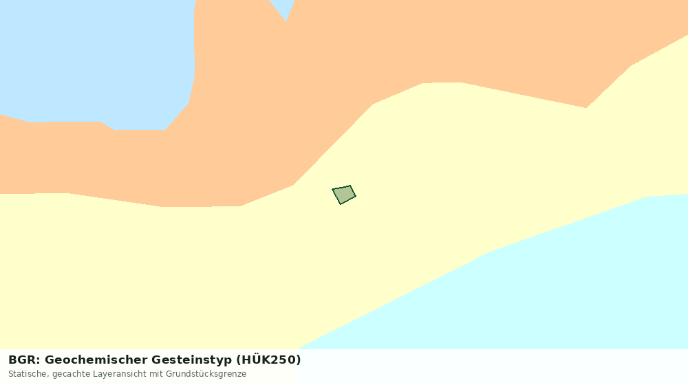 Statische Kartenansicht: BGR: Geochemischer Gesteinstyp (HÜK250)