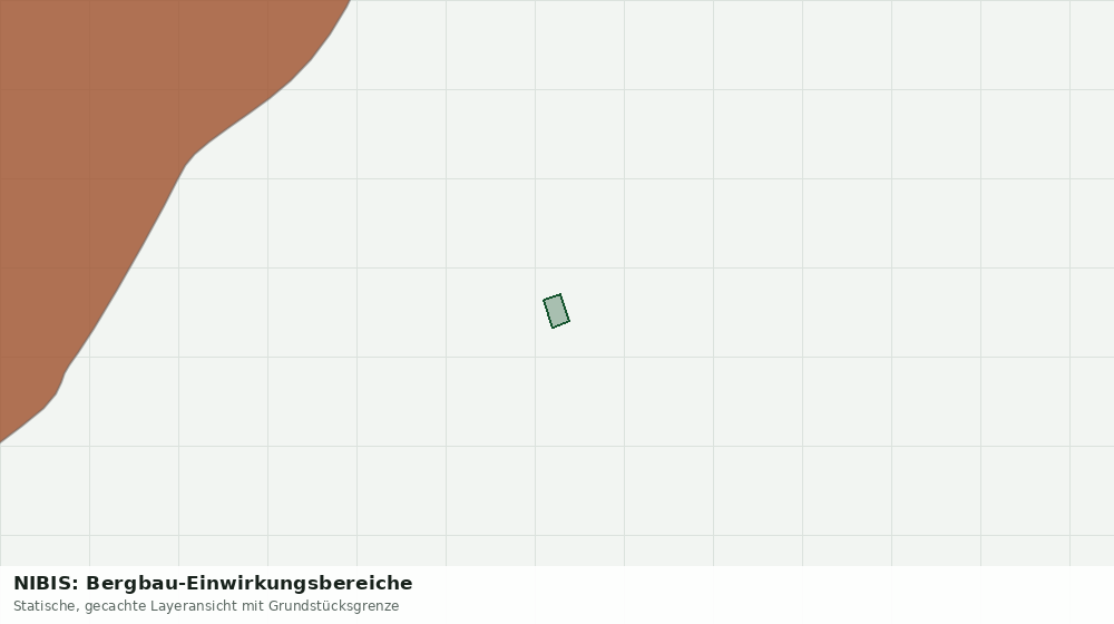 Statische Kartenansicht: NIBIS: Bergbau-Einwirkungsbereiche