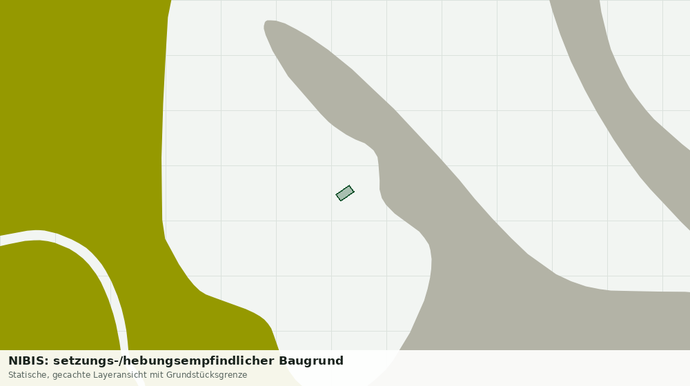Statische Kartenansicht: NIBIS: setzungs-/hebungsempfindlicher Baugrund
