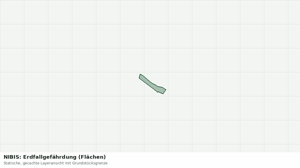 Statische Kartenansicht: NIBIS: Erdfallgefährdung (Flächen)