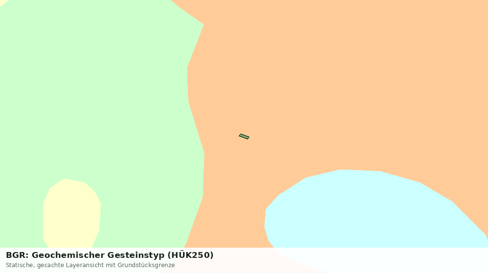 Statische Kartenansicht: BGR: Geochemischer Gesteinstyp (HÜK250)