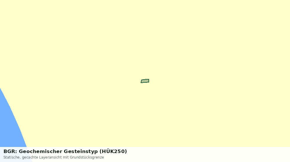Statische Kartenansicht: BGR: Geochemischer Gesteinstyp (HÜK250)