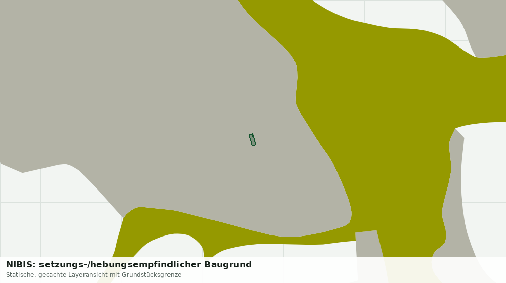 Statische Kartenansicht: NIBIS: setzungs-/hebungsempfindlicher Baugrund