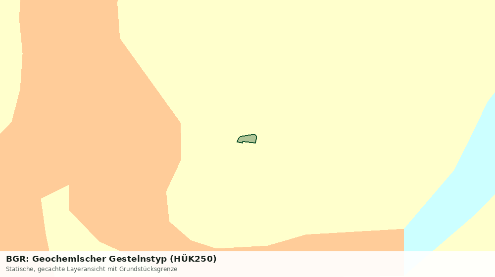 Statische Kartenansicht: BGR: Geochemischer Gesteinstyp (HÜK250)