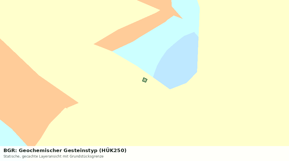 Statische Kartenansicht: BGR: Geochemischer Gesteinstyp (HÜK250)