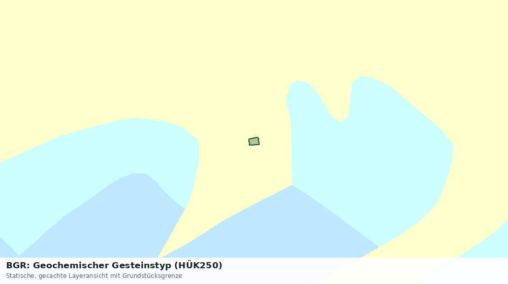 Statische Kartenansicht: BGR: Geochemischer Gesteinstyp (HÜK250)